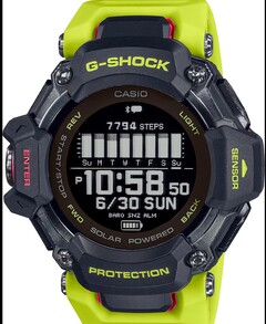 The Casio G Shock Move GBD-H2000-1A9 watch features shock-resistant construction (Image source: Casio)