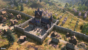 An image showing a castle in Farthest Frontier.