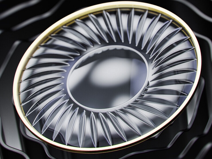 The Fiio JT3 headphones use 50mm PEK/PU composite diaphragms with brass damping rings. (Image source: Fiio)