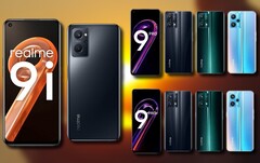 The Realme 9i, Realme 9 Pro, and Realme 9 Pro+ are entering an already crowded and competitive market. (Image source: Realme - edited)