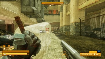 Pictured: A gameplay screenshot from SPRAWL zero.