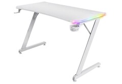 Trust Luminus RGB gaming desk in white (Source: Trust)