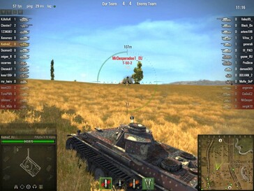 World of Tanks 0.7.0 - Pz V-VI Alpha aiming at dead enemy