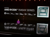 AMD CEO introduces the chiplet-based Dragon Range-HX lineup for enthusiast laptops at CES 2023. (Image: AMD CES 2023 Keynote)