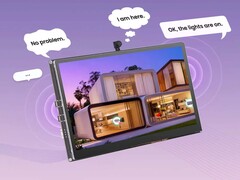 The CrowPanel Advanced 10.1 can be controlled via voice and touch
