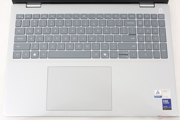 Similar keyboard to the Inspiron 16 Plus but with an integrated numpad
