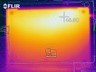 Heat map under load - bottom