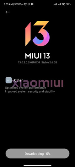 MIUI 13 for the Redmi Note 10.