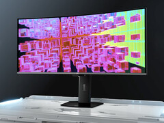 The MSI MPG 341CQR should deliver 500 nits across 10% of panel (10% APL) thanks its new Gen 5 QD-OLED panel. (Image source: MSI)