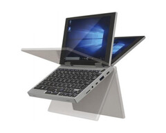 The NANOTE is among the first mini laptop convertibles on the market. (Image Source: PCWatch)