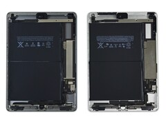 The iPad Air and new iPad compared—can you tell which is which? (Source: iFixit)