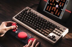 8BitDo includes its Dual Super Buttons and Super Stick with C64 Edition orders. (Image source: 8BitDo)