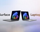 Microsoft is expected to deliver new 'for Business' laptops in 13.8-inch and 15-inch sizes, older models pictured.