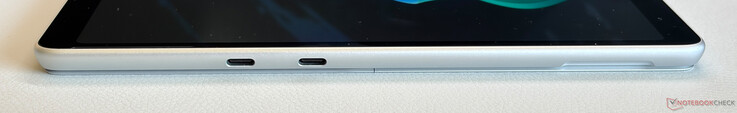 Left side: 2x USB-C 4.0 (40 Gbps, DisplayPort 1.4a, Power Delivery)