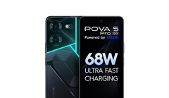 The Pova 5 Pro. (Source: Tecno)