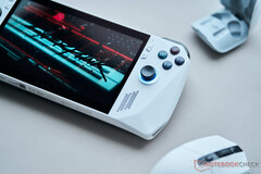 AMD's new Adrenalin Edition update could eventually bring substantial battery life improvements to gaming handhelds like the ROG Ally, pictured. (Image source: Notebookcheck)