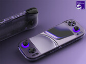 The Odin 3 is actually powered by a Dragonwing Q8 SoC. Pictured: the clear purple colorway of the gaming handheld.