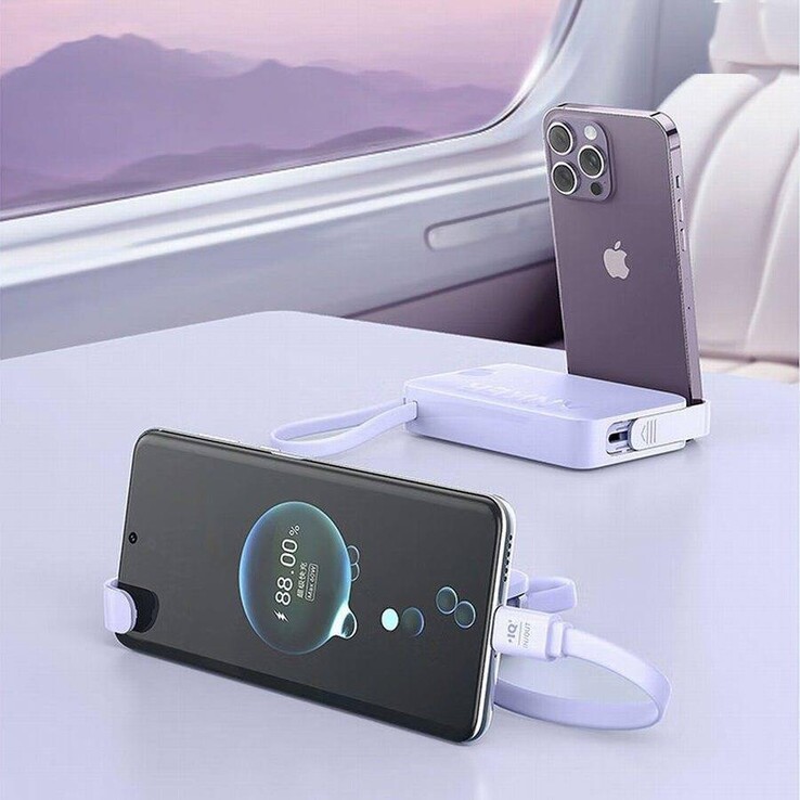 Anker has launched the 335 Power Bank (PowerCore 20K, with Built-in USB-C Cable) in China. (Image source: Anker)