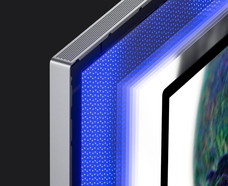 The Studio Display XDR uses a mini LED backlight with 2,304 dimming zones.