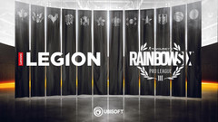 Lenovo Legion is the official PC and monitor sponsor for the Ubisoft Tom Clancy&#039;s Rainbow Six eSports events. (Source: Lenovo)