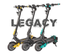 The IO Hawk Legacy e-scooter has a range of 120 km (~75 miles). (Image source: IO Hawk)