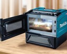 The Makita MW001G portable microwave has a 500 W maximum output. (Image source: Makita)