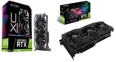 There are decent savings to be had on RTX 2080 cards from EVGA, Asus, and others. (Source: Walmart)