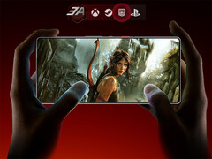 The built-in PC game emulator appears to be similar to Xiaomi&#039;s WinPlay. Pictured: the RedMagic 10S Pro+. (Image source: RedMagic - edited)