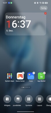 Home screen customization