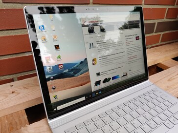 Microsoft Surface Book 13.5 outdoors