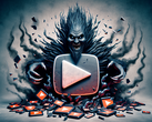 YouTube as an evil entity (Generated using DALL·E 3)