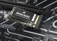 Corsair advertises the MP600 Micro for Lenovo Legion Go storage upgrades. (Image source: Corsair)