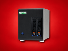 Newtech Ness1300 desktop NAS designed for reliable data storage in compact spaces.