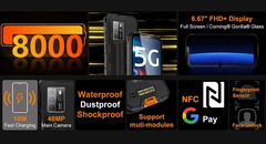 Some Oukitel WP10 features. (Source: Oukitel)