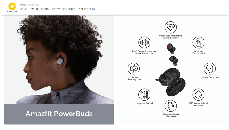 Amazfit's PowerBuds prepare to launch on Amazon India. (Source: Amazon.in)