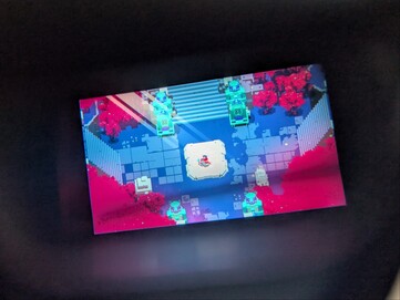 Hyper Light Drifter on the projected display inside the Xreal One Pro
