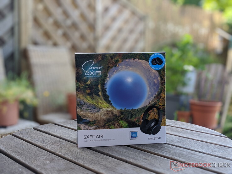 The SXFI AIR features Creative's Super X-Fi DSP. (Image source: Notebookcheck)