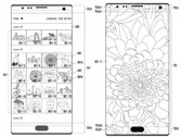 All the sensors, the camera and the upper speaker are integrated in the display. (Source: Samsung)