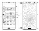 All the sensors, the camera and the upper speaker are integrated in the display. (Source: Samsung)