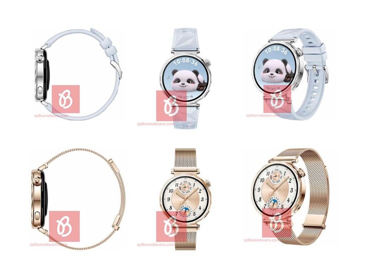 Huawei Watch GT 5 (41mm) in Jana Blue and Jana Gold colorways. (Image source: Spill Some Beans)