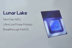Lunar Lake with on-package LPDDR5X memory (Image Source: Intel)