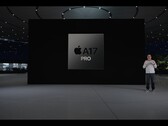 The Apple A17 Pro is now official for the iPhone 15 Pro and iPhone 15 Pro Max (image via Apple)