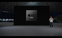 The Apple A17 Pro is now official for the iPhone 15 Pro and iPhone 15 Pro Max (image via Apple)