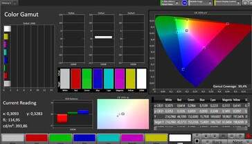 CalMAN color space