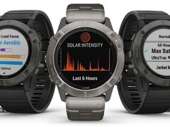The Garmin Beta Version 25.76 update is available for Fenix 6 series smartwatches. (Image source: Garmin)