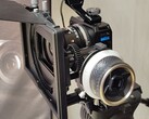 The GoPro Mission 1 Pro ILS camera with a Laowa 17mm T1.9 MFT Cine lens, mounted in a Small Rig cage with follow focus and matte box.