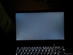Hardly any backlight bleeding (here depicted amplified)