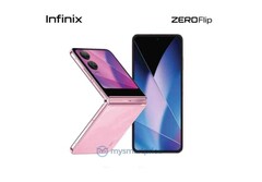 The Infinix Zero Flip will be the brand&#039;s first foldable smartphone. (Image source: MySmartPrice)