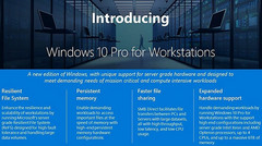 Windows 10 Pro for Workstations highlights (Source: Microsoft)