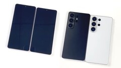 The Samsung Galaxy S26 Ultra is supposed to offer a new privacy display feature (Image source: @OnLeaks, editiert)